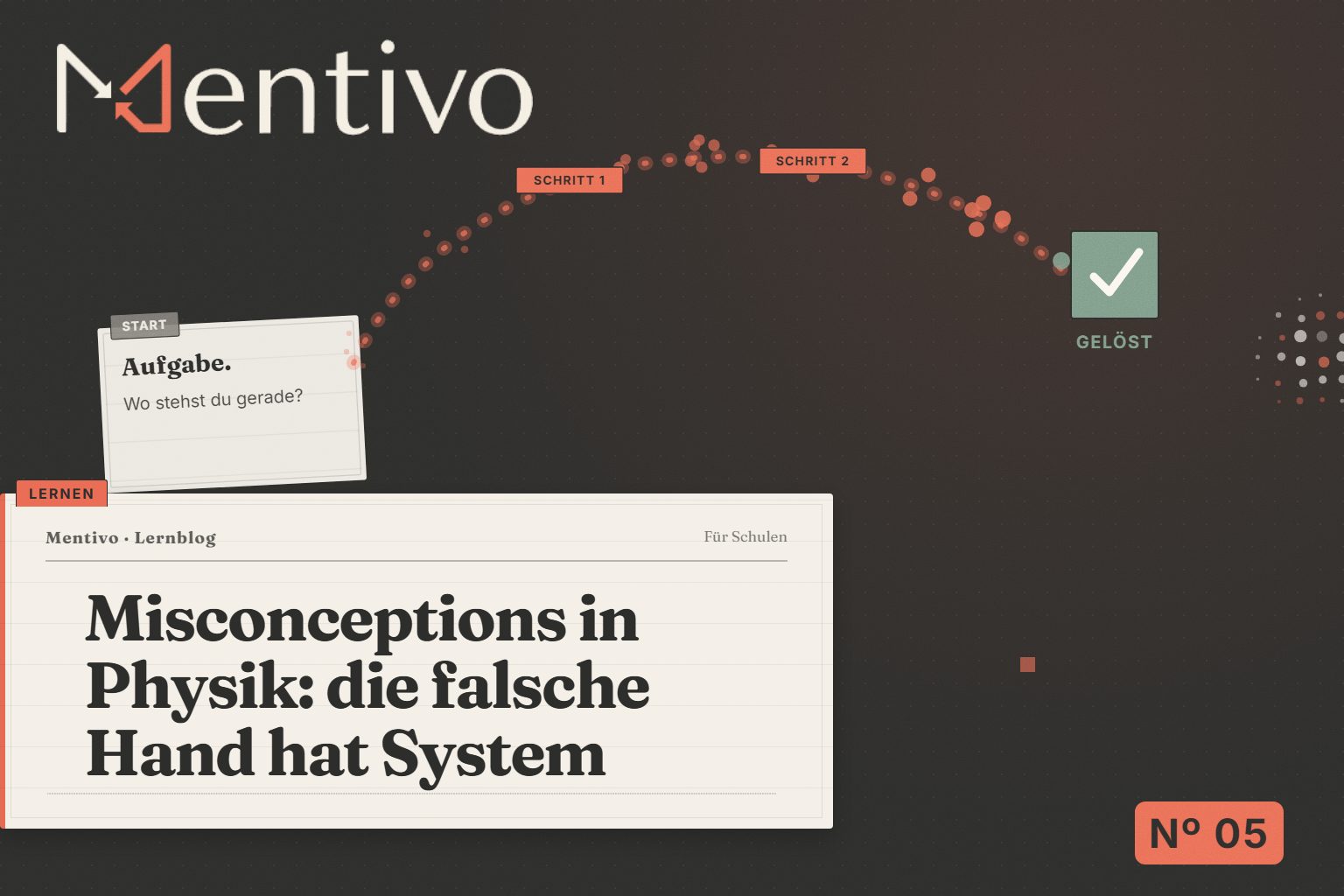 Misconceptions in Physik: die falsche Hand hat System